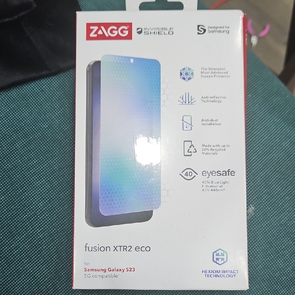 Fusion XTR2 Eco Screen Protector for Samsung Galaxy S23 - Blue